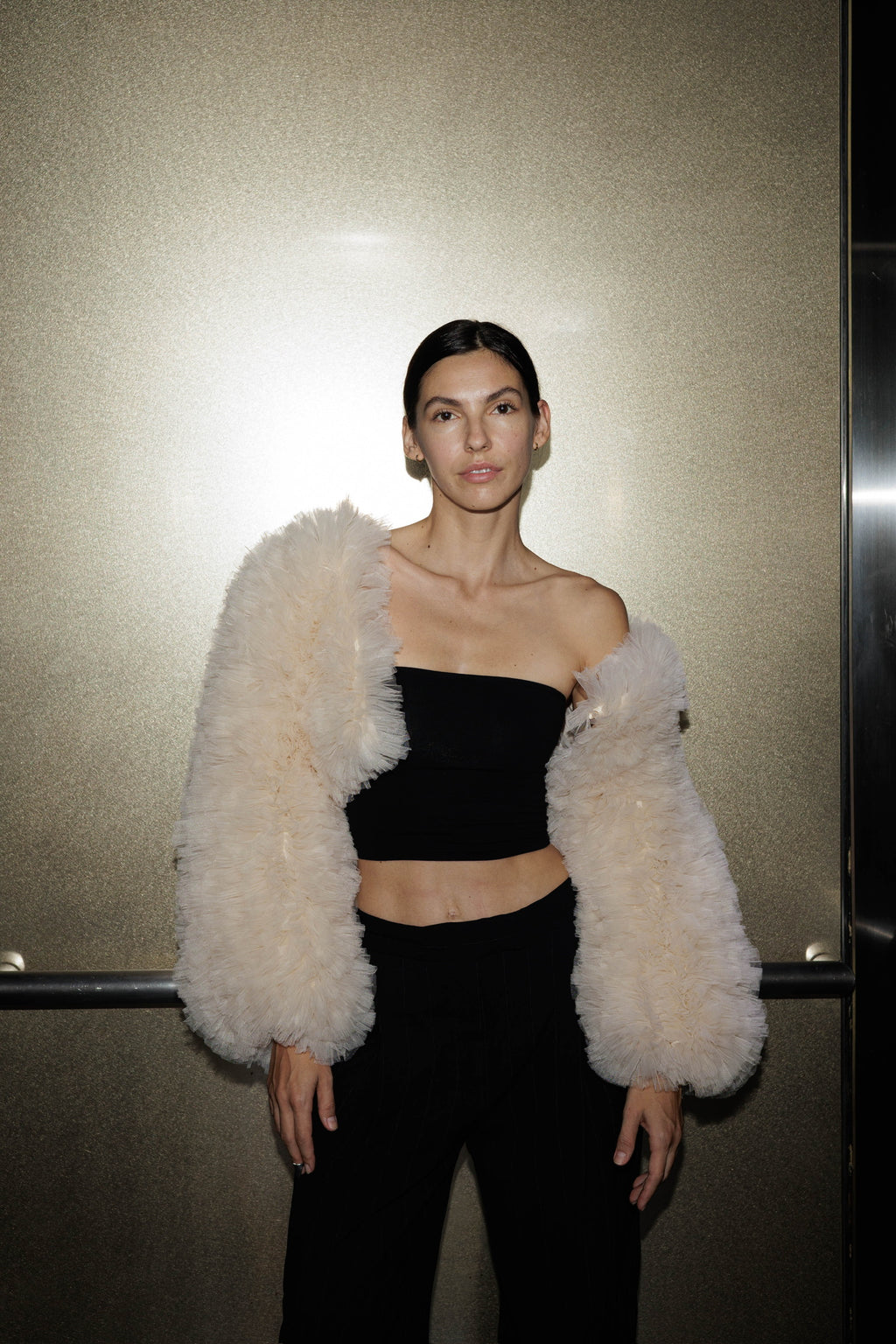 Cardigan in Beige Bolero