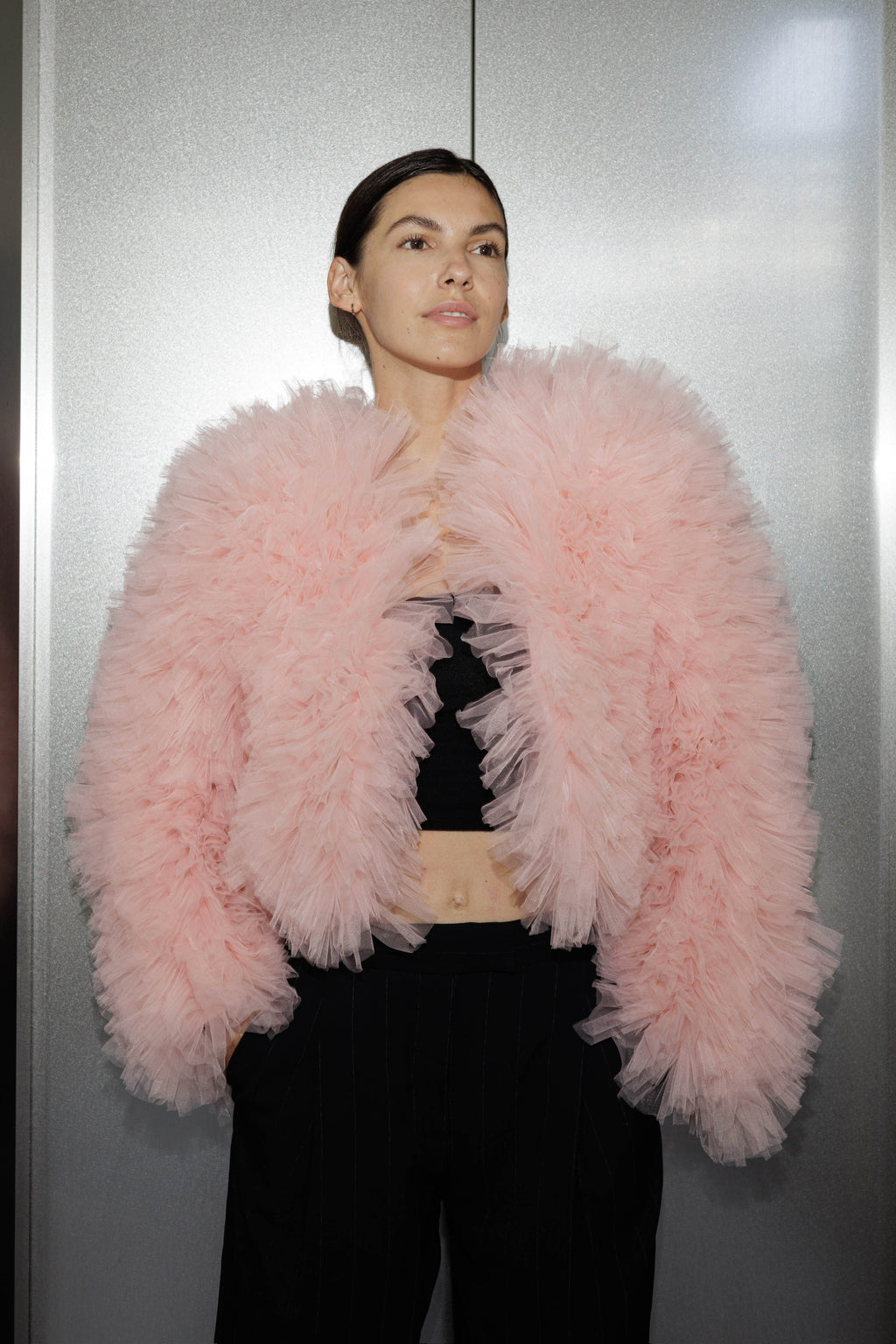 Cardigan in Pink