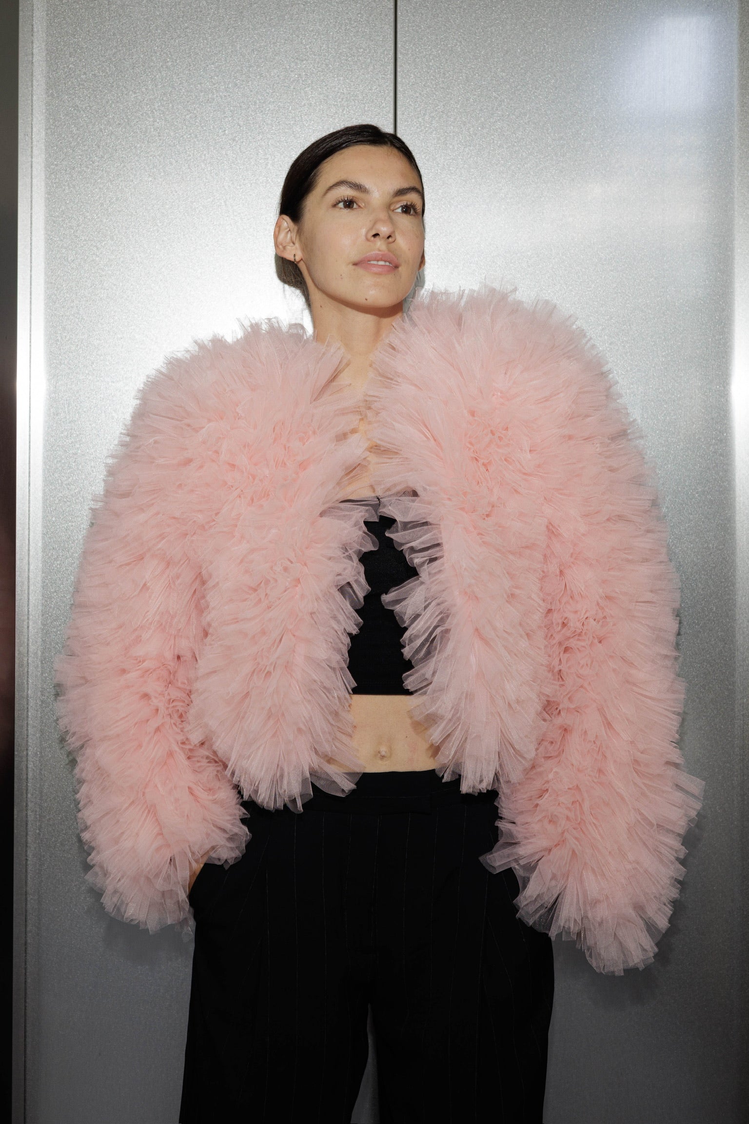 Cardigan in Pink