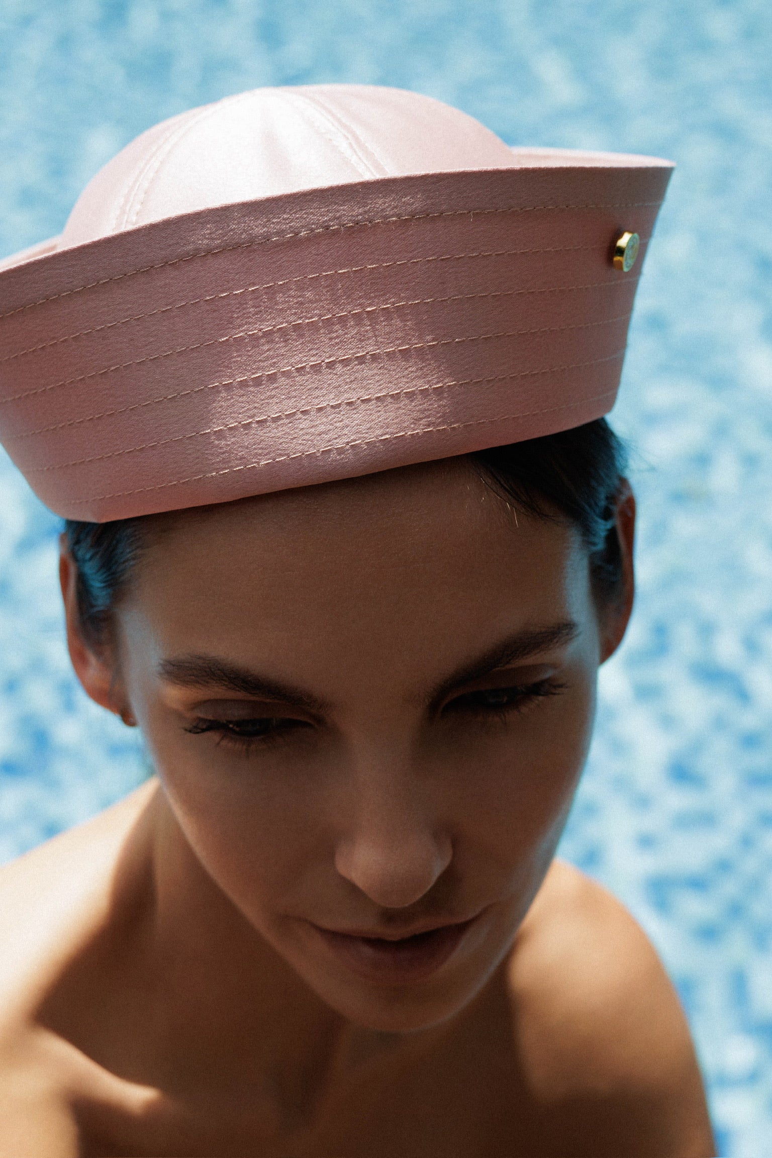 Sailor Hat Dusty Pink – BRODISTINO OFFICIAL